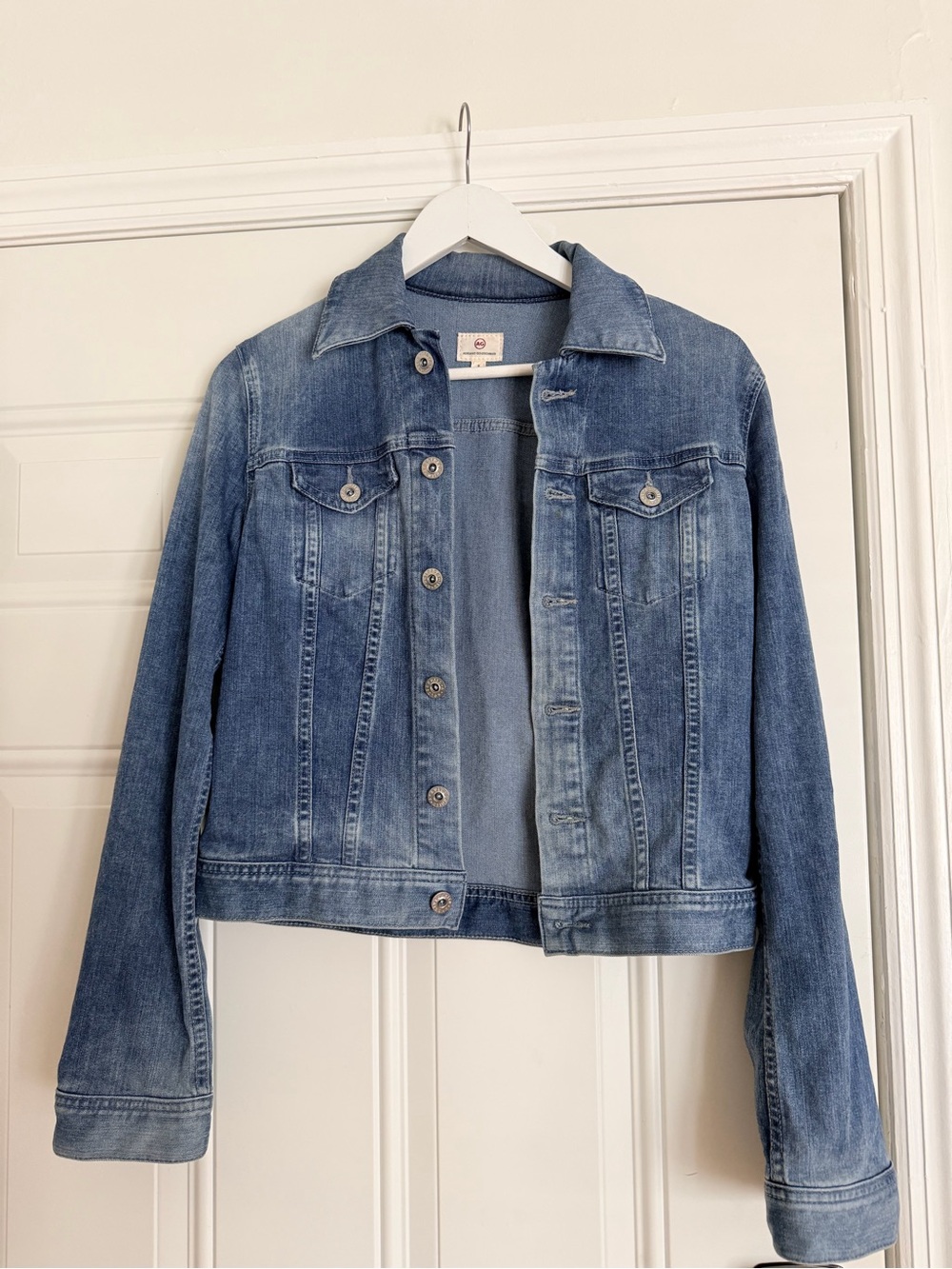 AG Adriano Goldschmied Light Blue Denim Jacket - Women